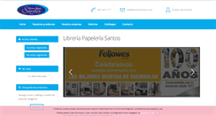 Desktop Screenshot of libreriasantos.com